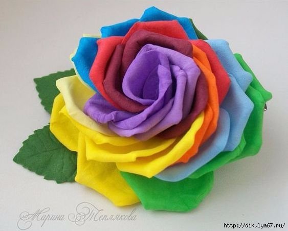 make-rainbow-rose