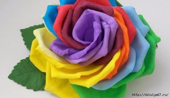 make-rainbow-rose