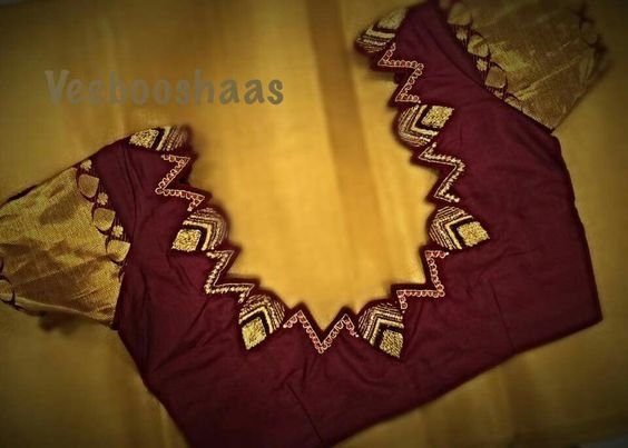 Designer cutting blouse neck designs, ideas and patterns4