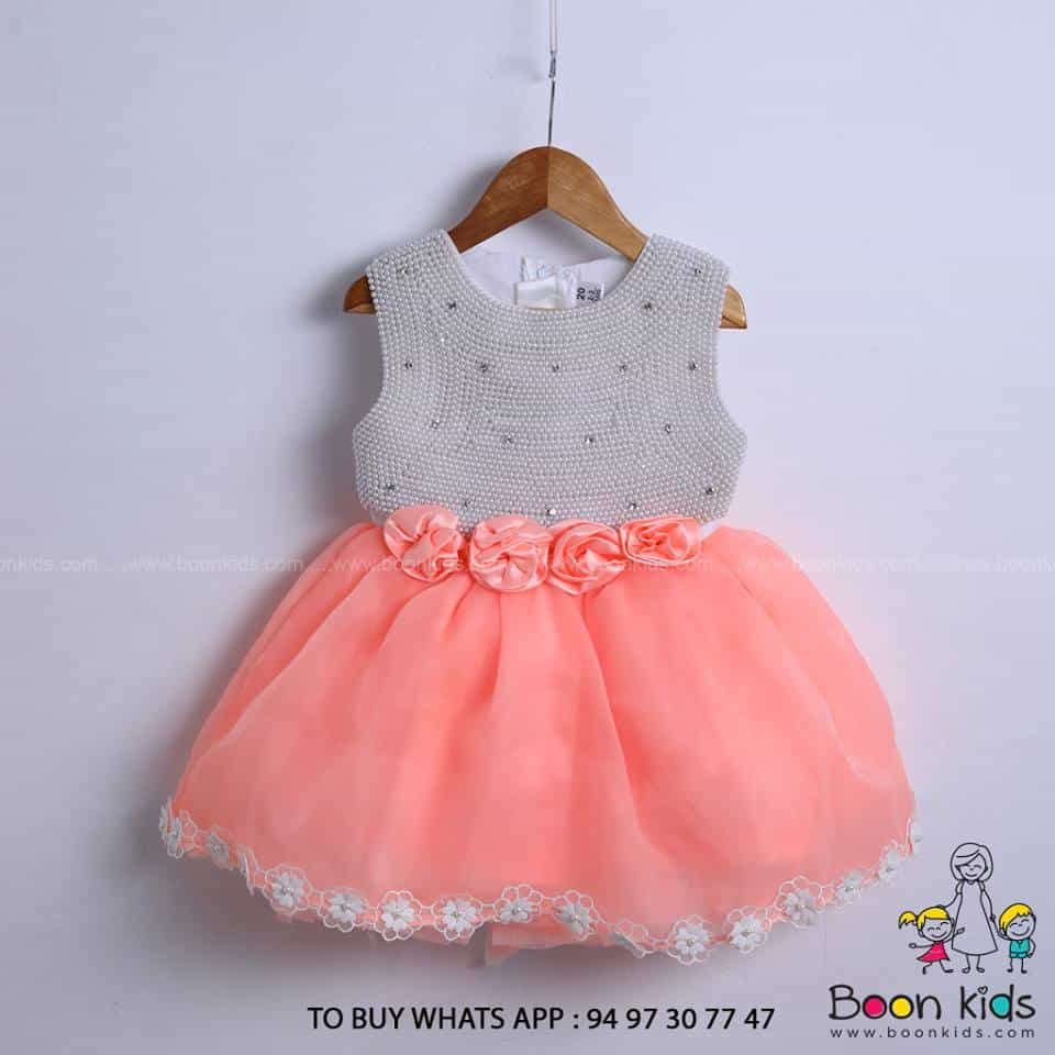 Fashionable baby girls dresses32