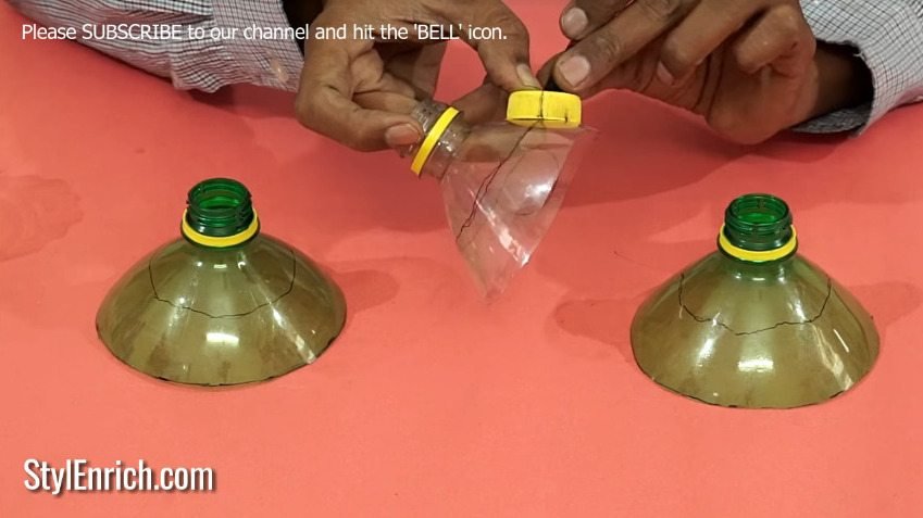 How to make organizer from plastic bottle6