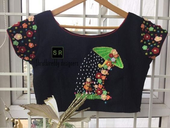 Designer blouse images that will blow your mind16