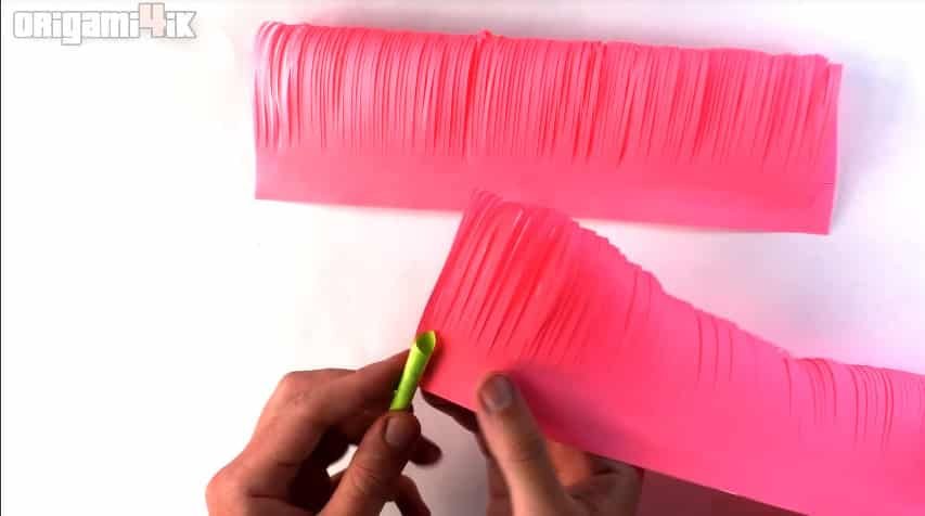 How to make fluffy paper flowers11