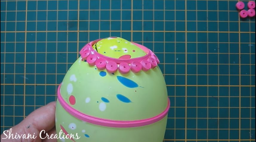 How to make quilled bird house6