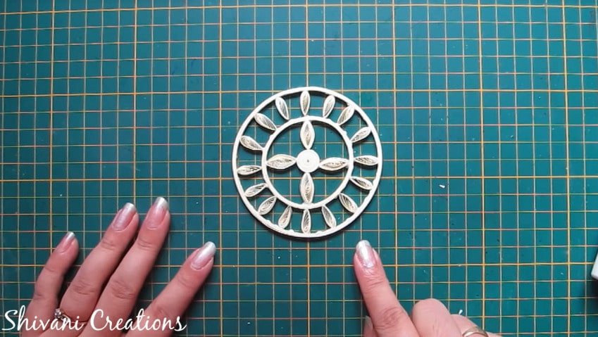 How to make quilled tricycle miniature plant stand14