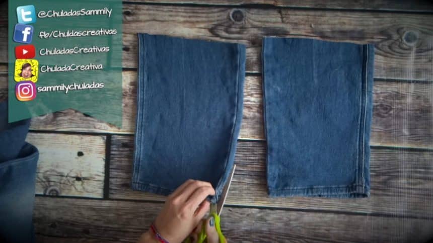 How to make summer bag with denim3