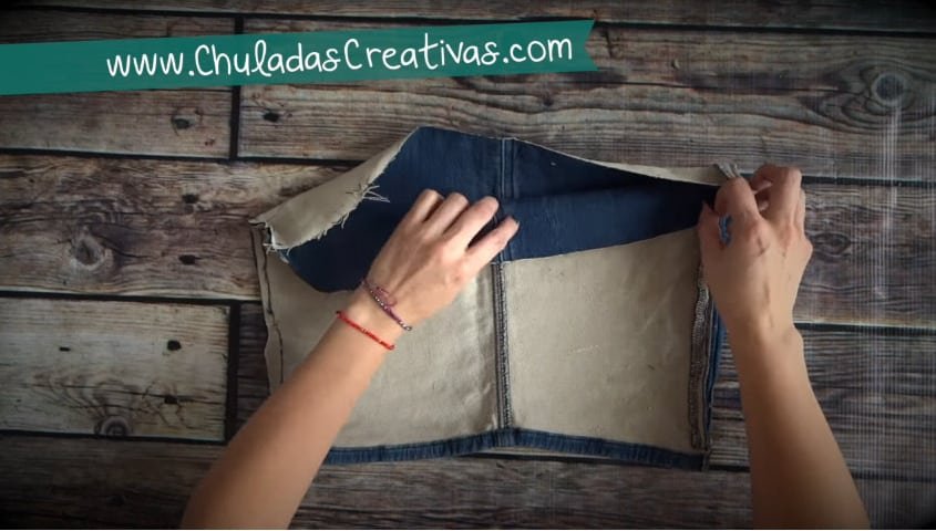 How to make summer bag with denim5