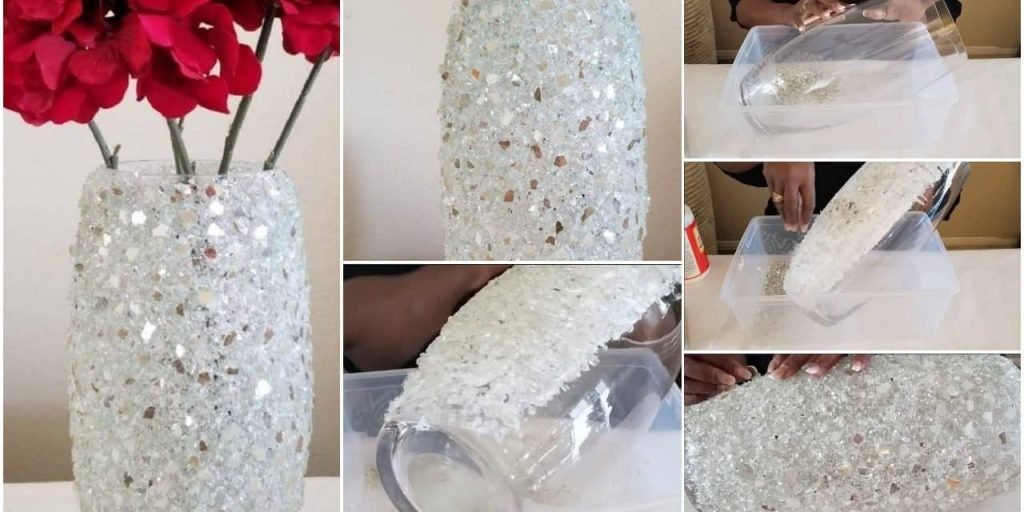 How to Make Vase from Crushed Glass