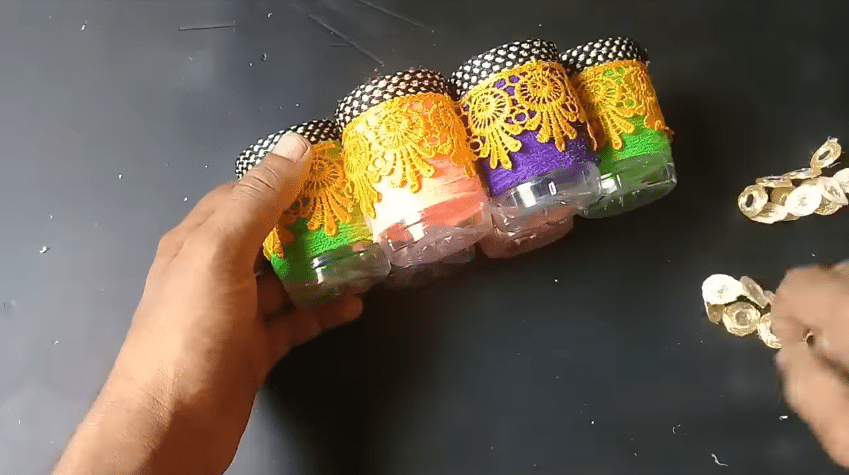 How to make an organizer from plastic bottle13