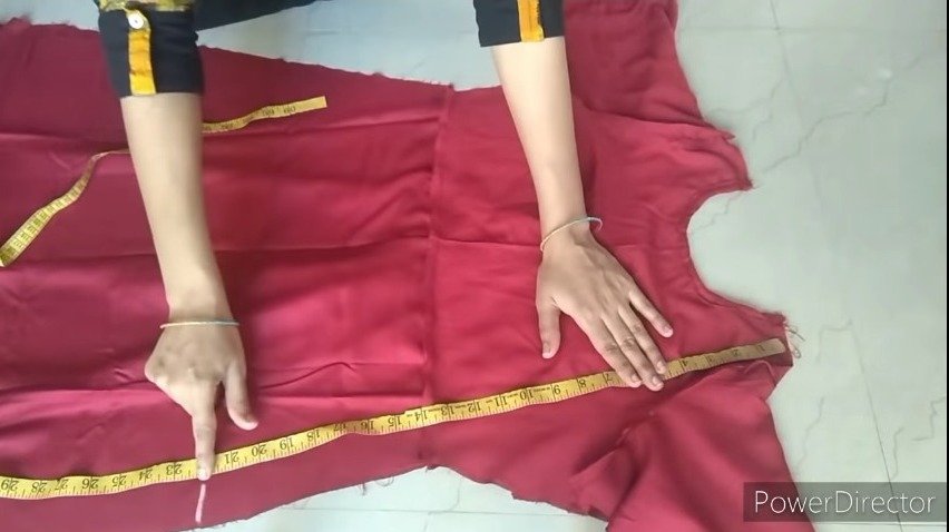 Designer kurti cutting and stitching