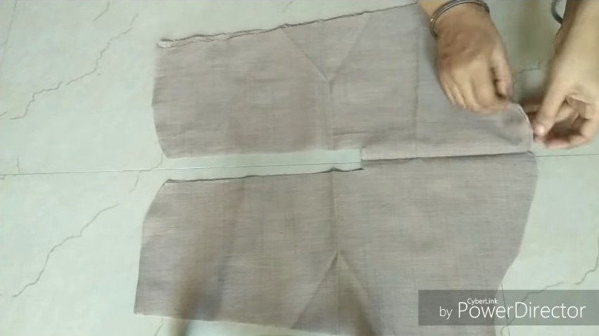 Designer sleeves cutting and stitching for suit