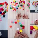 Easy Way to Make Pom-Pom Flowers