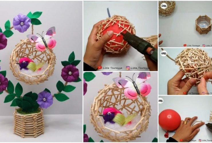 How to make birdcage table decor