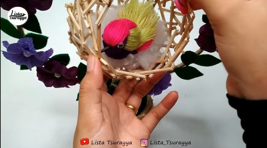 How to make birdcage table decor