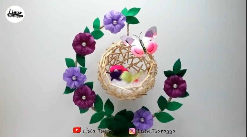 How to make birdcage table decor