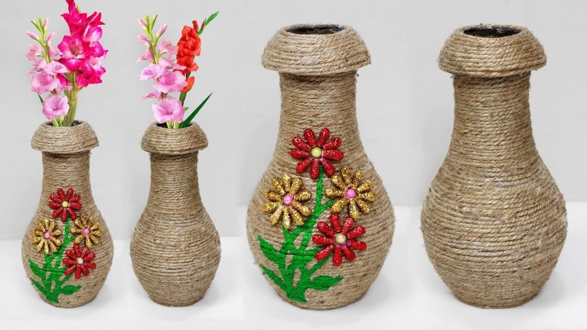 How to make easy flower vase