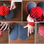 How to make flower pop up card