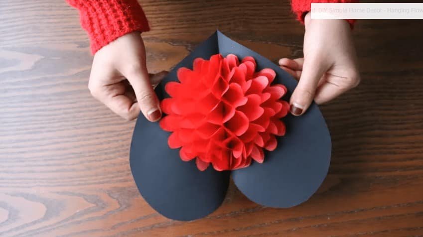 How to make flower pop up card