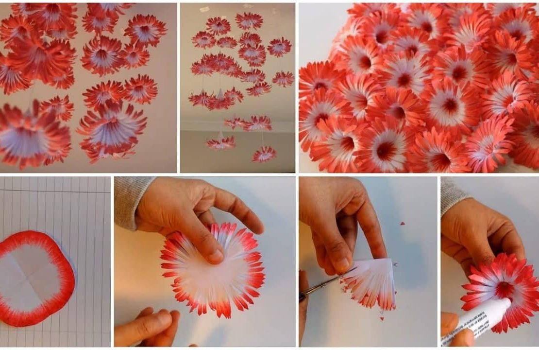 How to make hanging flowers