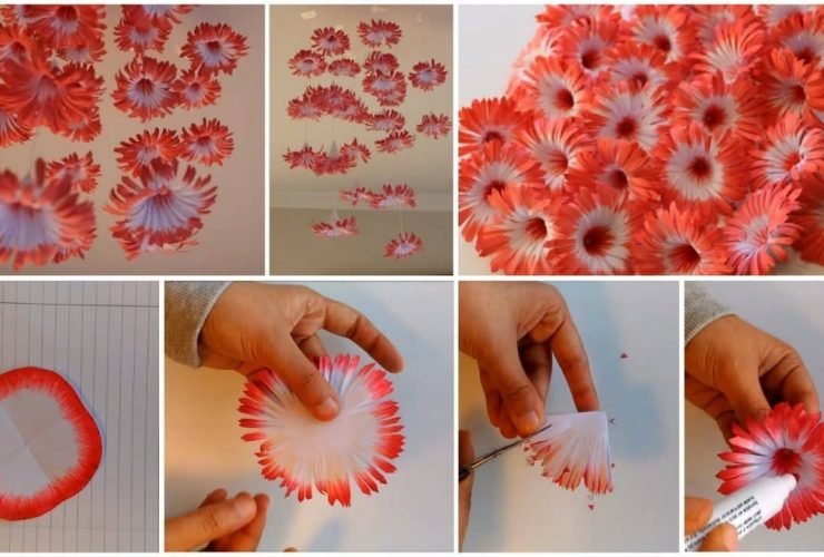 How to make hanging flowers