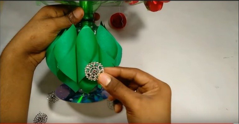 How to make paper flower bouquet