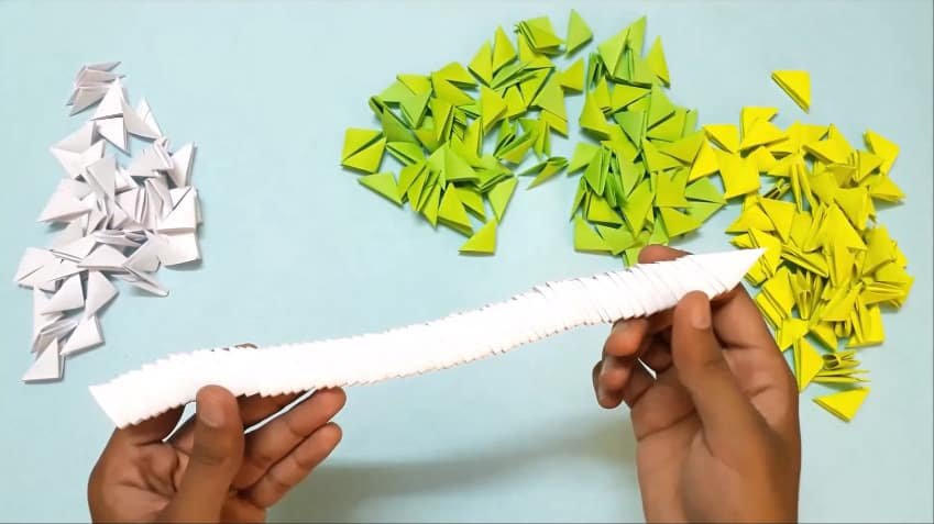 How to make paper flower vase