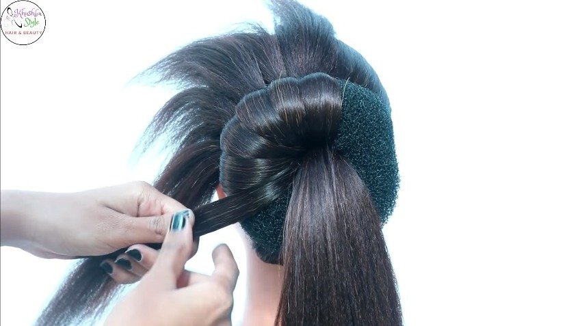 New Easy Bridal Bun Hairstyle for Medium Hair