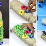 Shampoo Bottle Craft Idea With Jute Rope