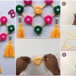 Easy Wall Hanging Ideas Using Woolen Thread