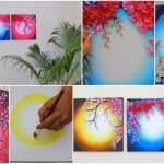 3D Floral Painting for Wall Decor