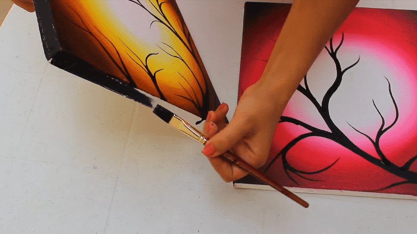 3D Floral Painting for Wall Decor