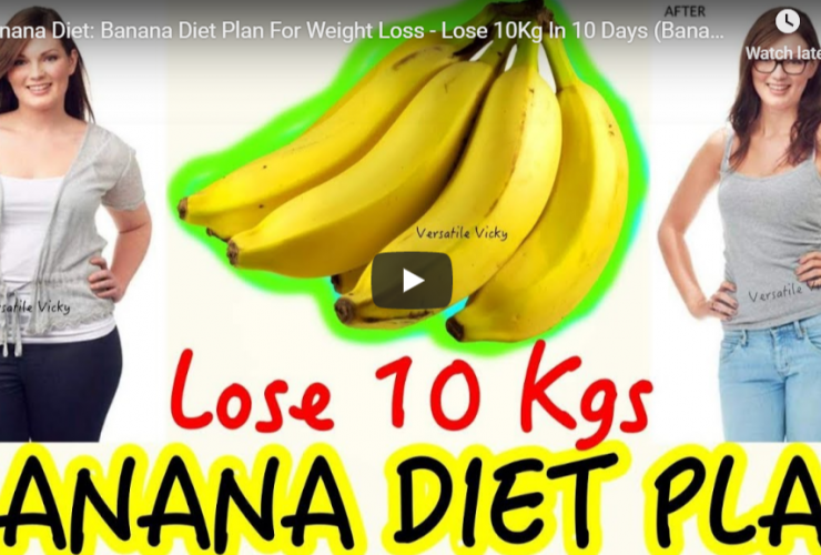 Banana Diet Plan - Lose 10Kg in 10 Days
