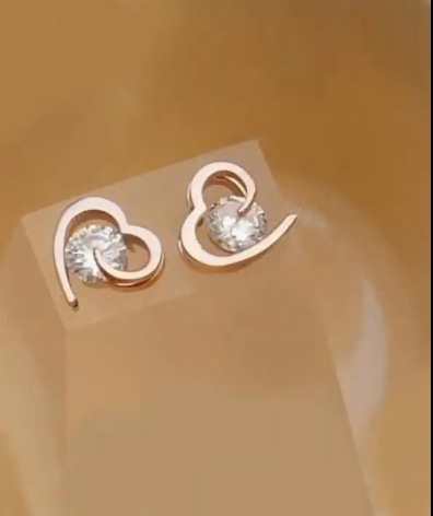 Beautiful Light Weight Gold Hoop Earrings