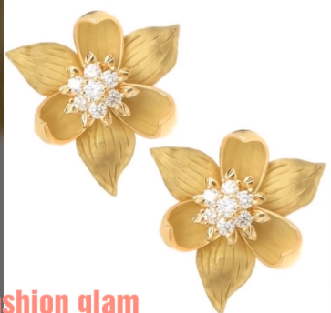 Beautiful Tiny Gold Stud Earrings