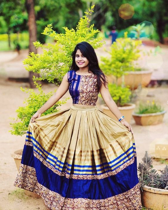 Convert Your Old Saree Into Beautiful Gowns