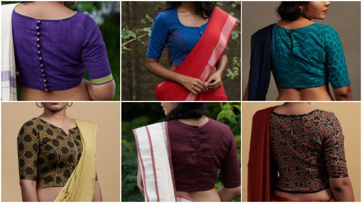 Simple Cotton Blouse Designs