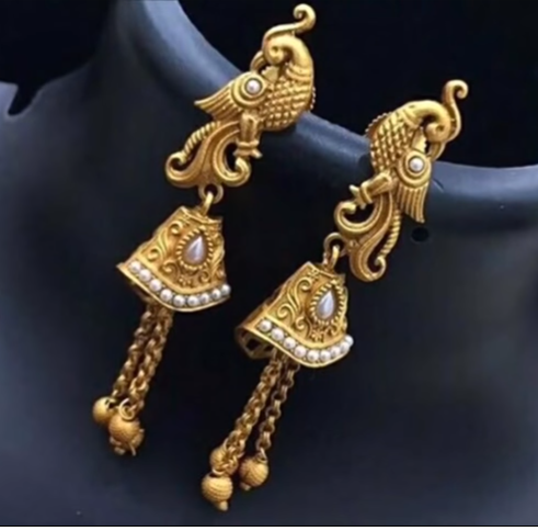 Daily Wear Earring Designs in Gold