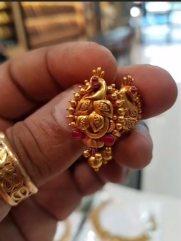 Daily Wear Earring Designs in Gold