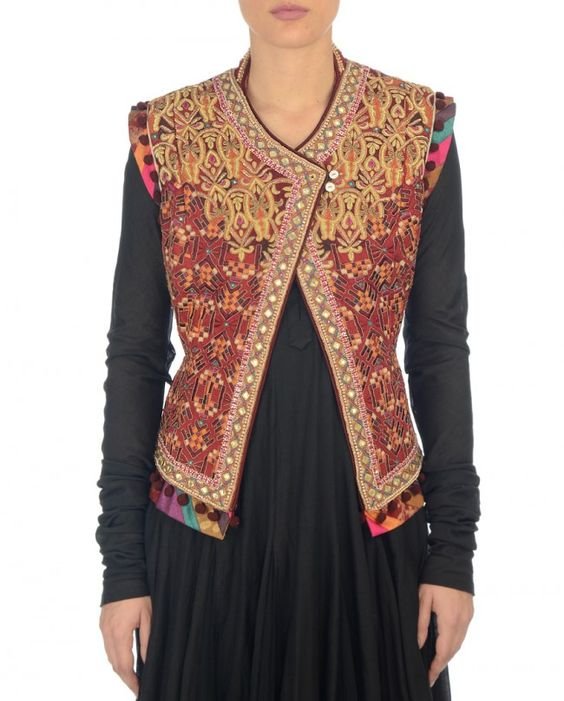 Different Types of Jacket Kurti Designs