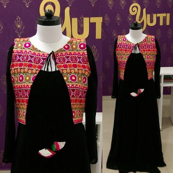 Different Types of Jacket Kurti Designs