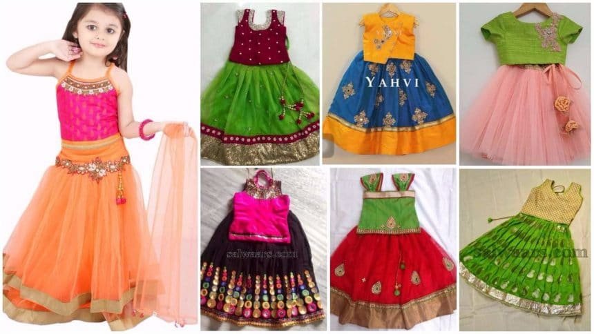 Different Types of Kids Lehengas