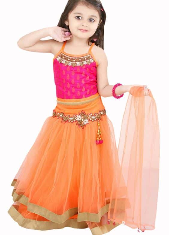 Different Types of Kids Lehengas