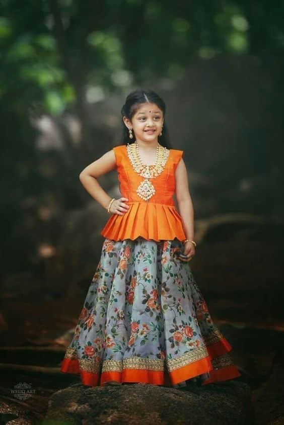 Different Types of Kids Lehengas