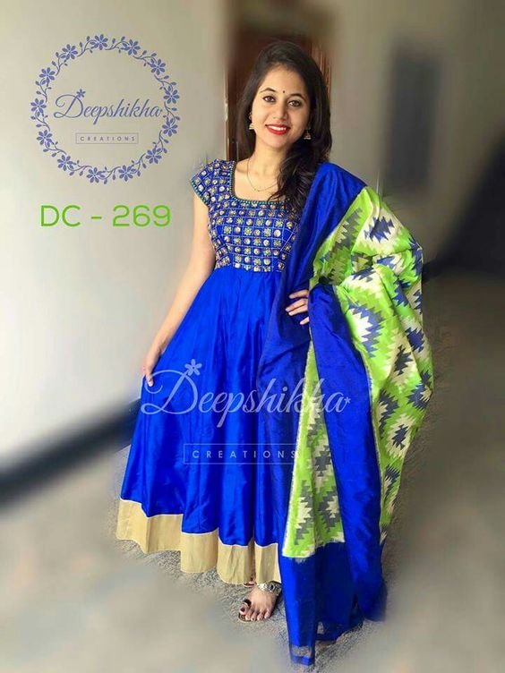 Different Types of Long Anarkali Salwars