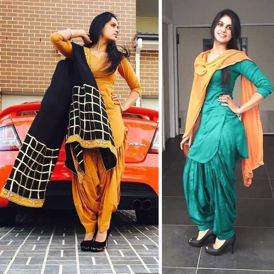 Different Types of Punjabi Suit Designs