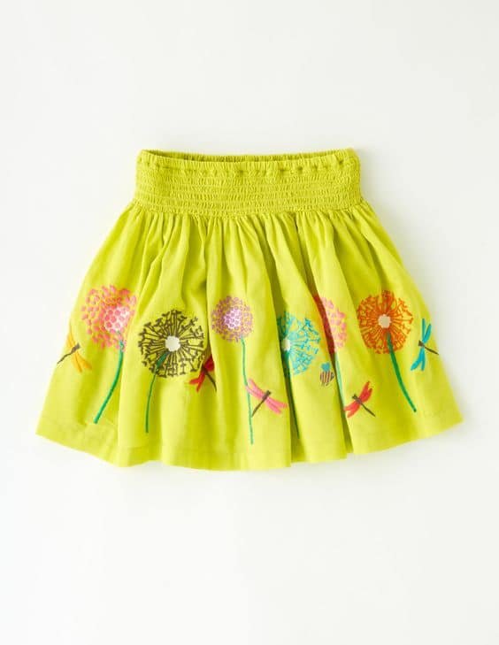 Different Types of Skirt Designs for Kids