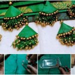 Easy Fabric Saree Kuchu with Beads