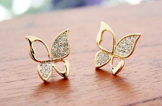Gold Simple Hoop Earrings