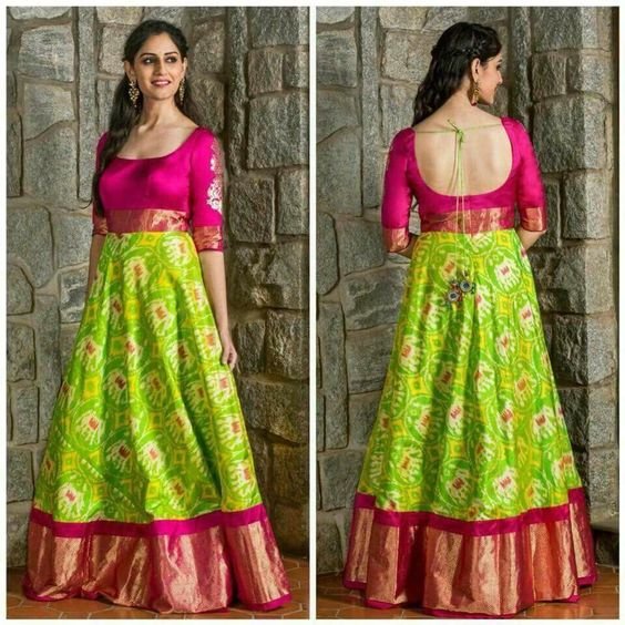 Gown Ideas From Old Sarees