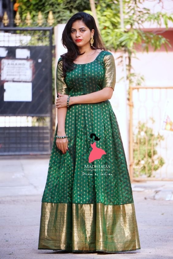 Gown Ideas From Old Sarees